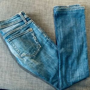 Genetic Denim Dark Wash Skinny Straight Jeans
